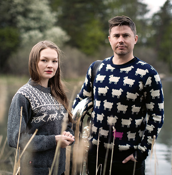 Marja Fjellheim Mortensson og Daniel Herskedal. Foto: Knut Åserud (4C9A3256)